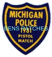 MICHIGAN,MICHIGAN POLICE PISTOL MATCH 1981 1_wm